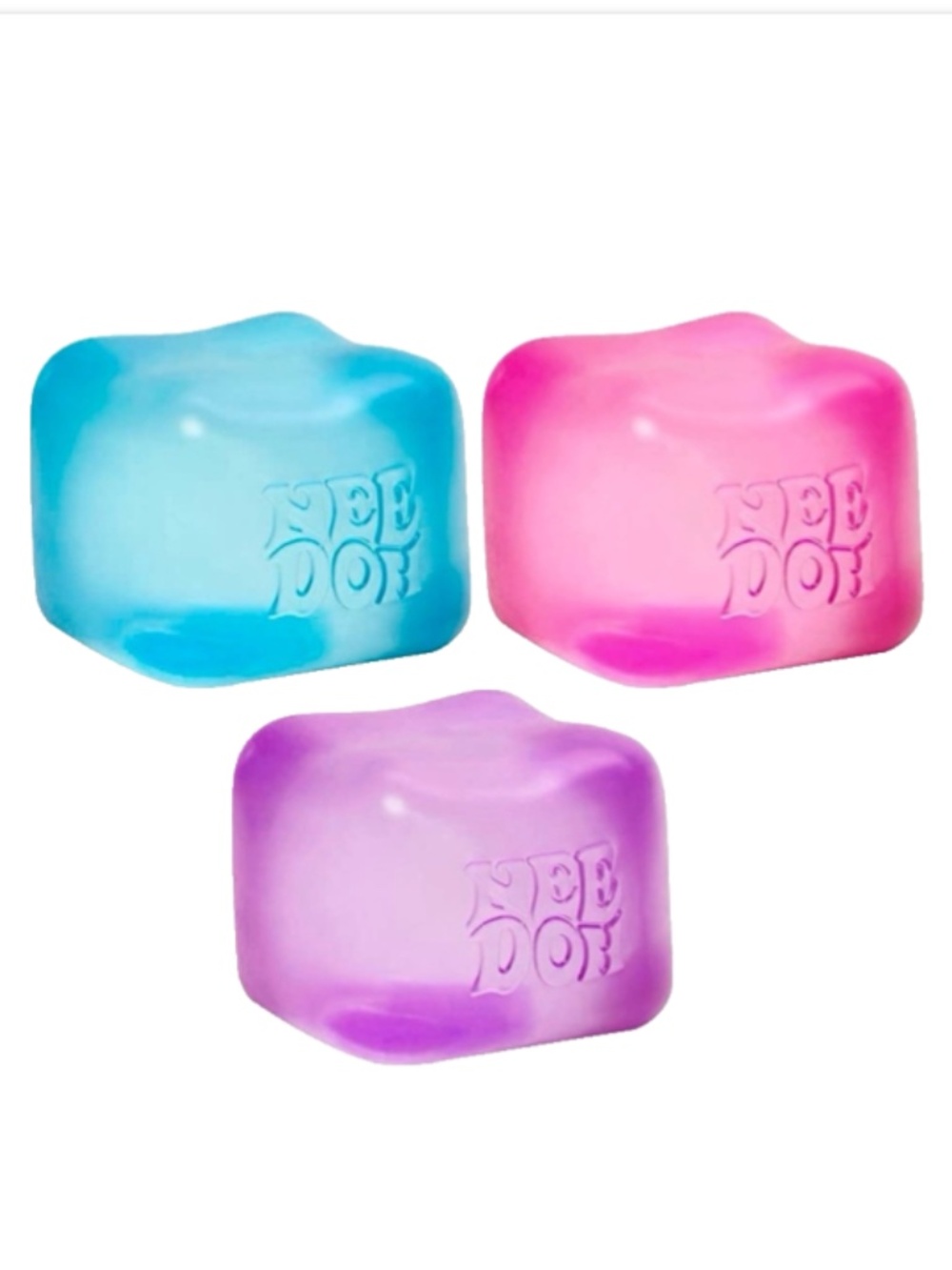 Schylling NeeDoh Nee Doh Nice Cube Purple Authentic - Picture 5 of 6